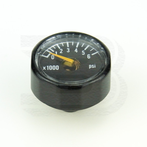 New Paintball Airsoft Air Gun PCP Mini Gauge 6000PSI Male 1/8NPT Thread Free Shipping -Black