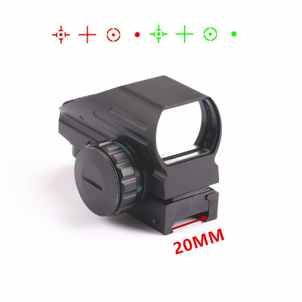 1x22x33 Multi Reticle Red Green Dot Sight Hunting Rifle for Airsoft Hunting