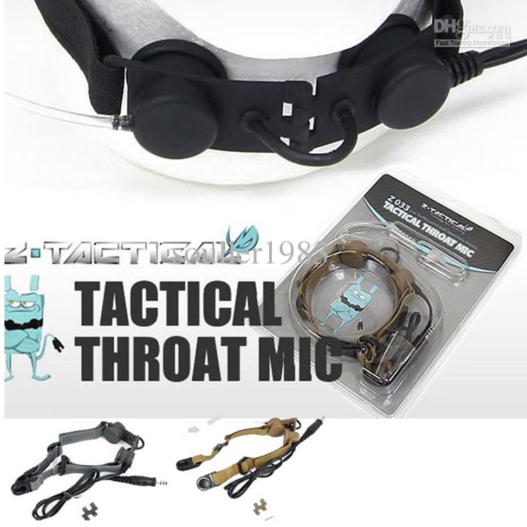 Brand Throat Mic Z033 Fit All Z tactical' s NATO PTT Plug Three Colors Free Shipping