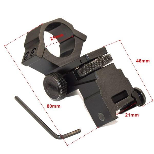 1pc tactical hunting 25.4mm Mount for Flashlight Mount Windage Elevation Adjustable Mount for 21mm Rail System - K55