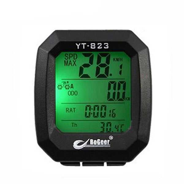 2016 New Cycling Bike Cycle Bicycle Computer Odometer Speedometer Waterproof Black MTB Bike Road Computer Velokompyuter Ciclismo
