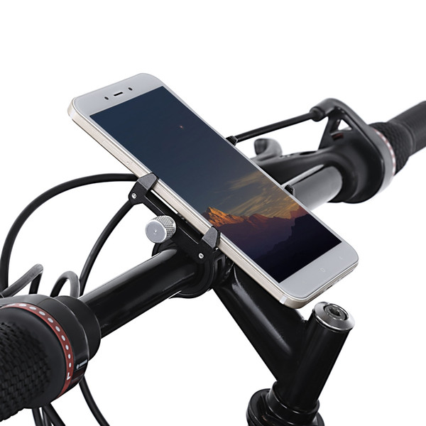 Aluminum Alloy Bicycle Handlebar Bike Phone Mount Cycling Holder Stand for Smart Mobile Cellphone