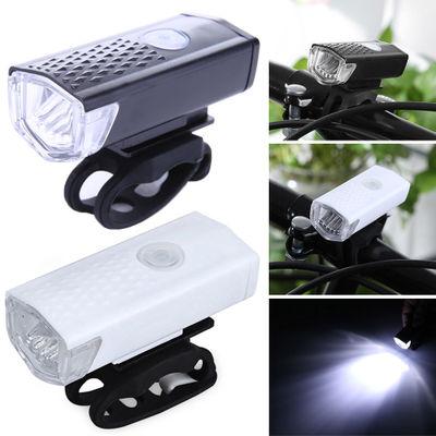 High Power USB Rechargeable Bicycle Front Light Waterproof Bike Cycling LED Head Flashlight 3 Light Modes Headlight Lamp Torch