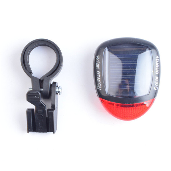 Solar Power LED Bicycle Lights Bike Rear Tail Lamp Light Bike cycling Safety warning Flashing Light Lamp Red