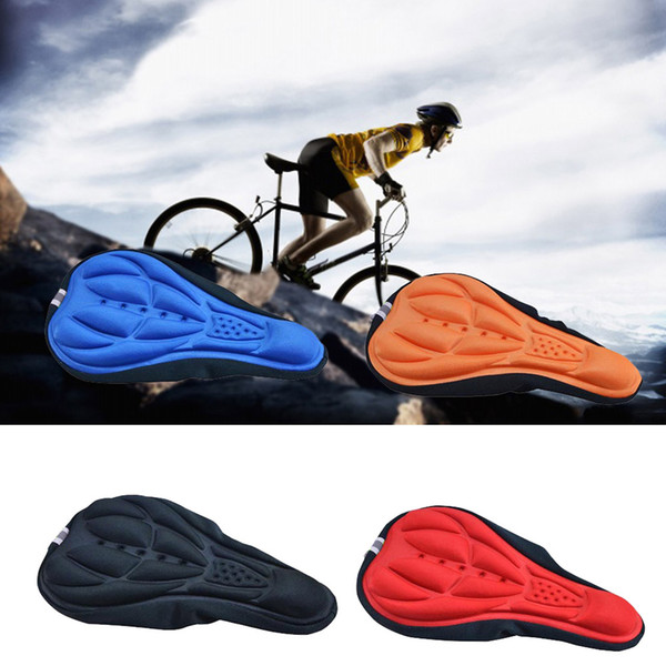 3D Soft Bike Saddle Bicycle Seat Cycling Silicone Seat Mat Cushion Seat Cover Saddle for a Bicycle Bike Accessories