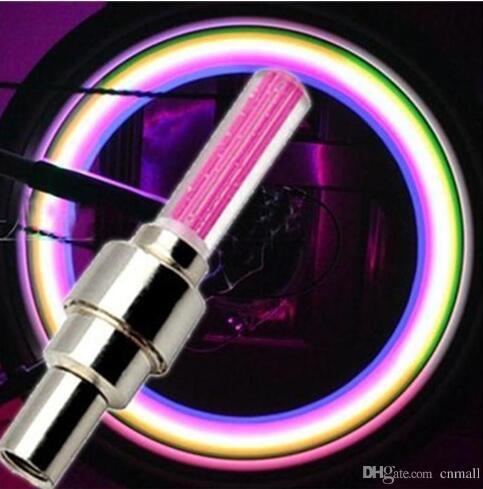 Firefly Spoke LED Wheel Valve Stem Cap Tire Motion Neon Light Lamp For Bike Bicycle Car Motorcycle