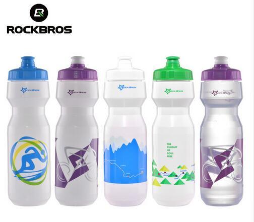 ROCKBROS Bicycle Water Bottle MTB Cycling Sport Bike Portable Kettle Water Bottle Plastic Sports Mountain Bike Drinkware 750ML