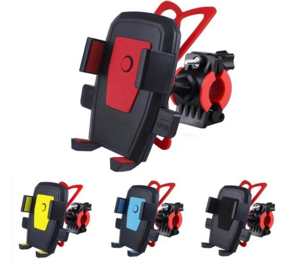 360 Degree Rotatable Phone Bike Holder Bracket Clamp Mount Bicycle Stand Very stable Rack Universal Mountain Bike Cycling Parts