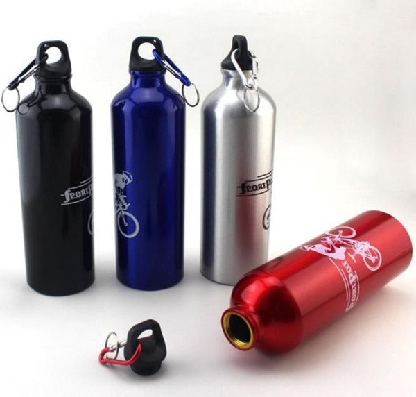 750ml Aluminum Alloy Sports Water Bottles MTB Bicycle Bike Kettle Outdoor Camping Cycling Riding Sports Kettle