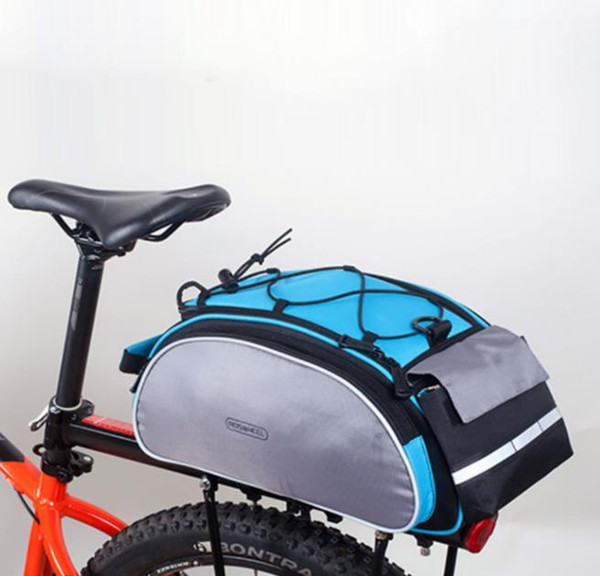 Mountain Road Bike Bicycle Cycling Rear Seat Rack Trunk Bag Pack Pannier Carrier Shoulder Bag Handbag 13L