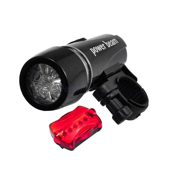 Waterproof 2 IN 1 Bike Head Light+Safety Rear Bicycle Flashlight Lamp LED Lights for Bycicle Accessories Luz Bicicleta PM14