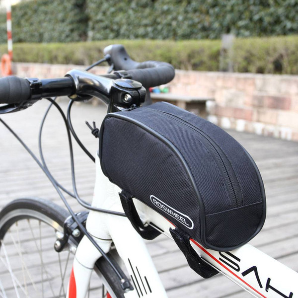 ROSWHEEL 1L 600D Dacron Bicycle Saddle Bag Black