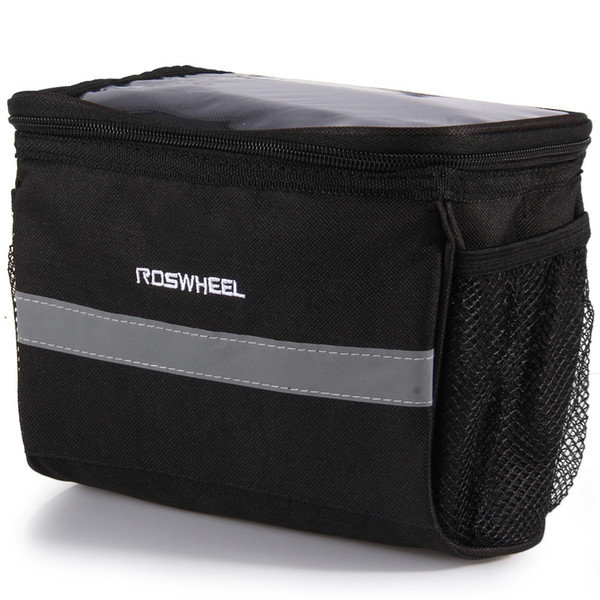 Roswheel 3.5L Bike Handlebar Bag Bicycle Front Tube Pocket 600D Map Pack Riding Cycling Supplies