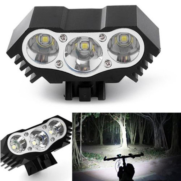 High Quality 7500 Lumen 3X T6 LED Zoom Mini Torch LED Cycling MTB Road Bike Front Head Bicycle Lights With Mount