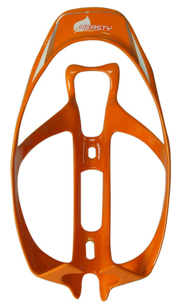 BC2007 neasty brand best-selling orange painted and decal 100 % true-carbon fiber water bottle cage suitable for road and mountain bicycle