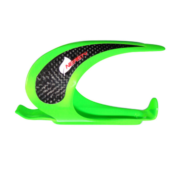 BC1019 Green Full Carbon Fibre 3K Bicycle Water Bottle Holder Carbon Fiber Water Bottle Cages Bicycle Accessories Factory Design