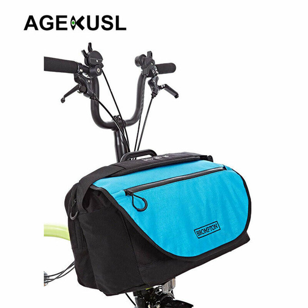 AGEKUSL Basket Rack Bags For Brompton Folding Bike Luggage Carrier Front S Bag With Rain Cover