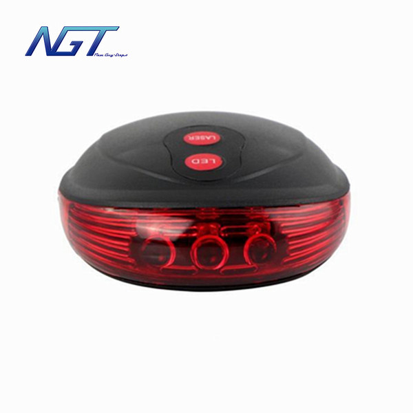 Bicycle led Cycling Laser led bike tail light(2 Laser + 5 LED) LED Bike Safety Lights Bicycle Bike Lighting Cheapest On Line