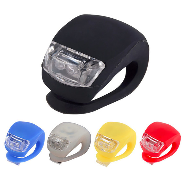 Led Bicycle Lights Silicone Bike Light Head Front Rear Wheel Bicycle Accessories Waterproof Cycling Front Led Light