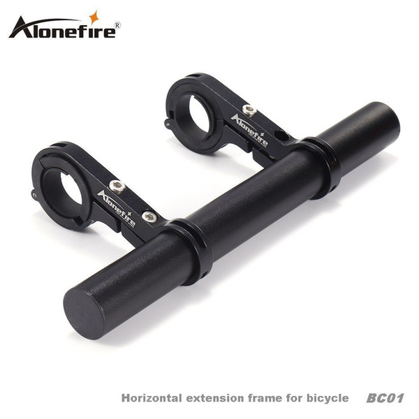 AloneFrie BC01 Bike Handle Extender Multifunctional Aluminum alloy Light Holder Bicycle Extension Frame Cycling Light Clip Holder 1 pair