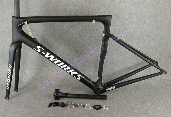 Top sale White logo Black UD Matte SL6 carbon road frames with 46-49-52-54-56-58cm for your selection free shippin