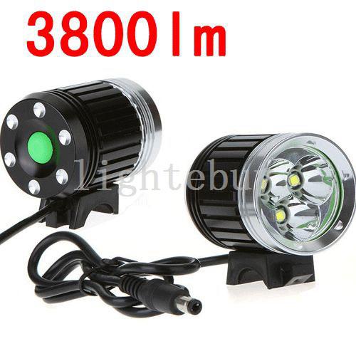 wholesale 4000 Lumen 3T6 XML T6 LED Bicycle Cycle Bike Light Headlight Headlamp Head Torch 4 Modes led Head lamp with battery charger