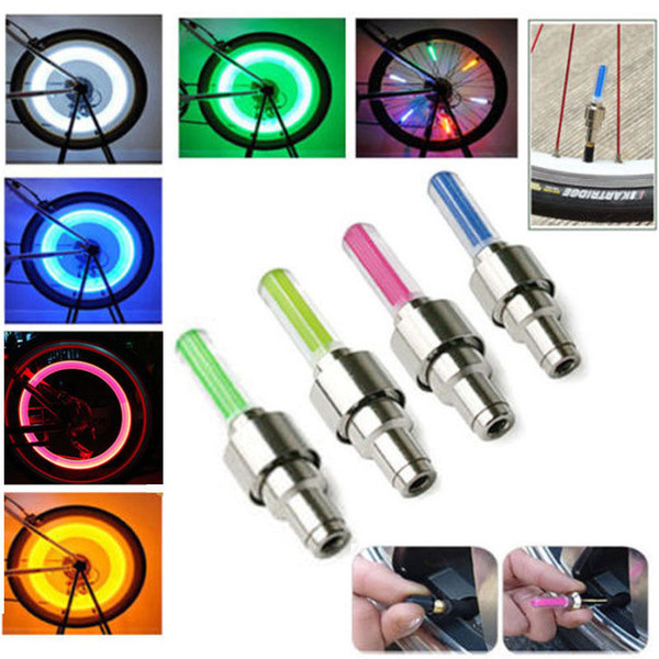 LED Flash Tyre Wheel Valve Cap Light for Car Bike Motorbicycle LED Wheel Light