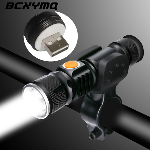 BCXYMQ 2000 lumen Super Light USB Rechargeable T6 LED Bicycle Light Waterproof Built-in Battery Front Bike Accessories