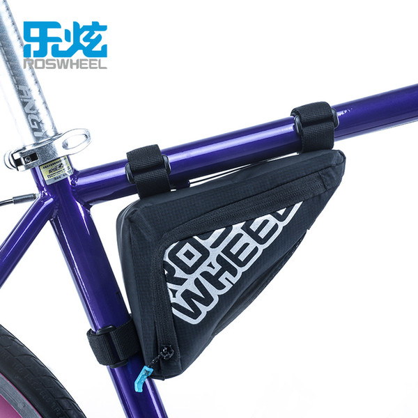 ROSWHEEL Bicycle Bike Bag Front Frame Head Pipe Triangle Bag Storage Pouch Cycling Riding tool kit bags Accessories LOHAS SERIES