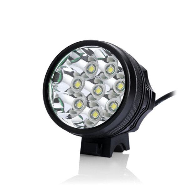 SALE !!! LED BIke Light / 8*Cree XM-L T6 3 Modes Max 12000 Lumen Bicycle Front Light with 8.4v battery pack+AC Charger