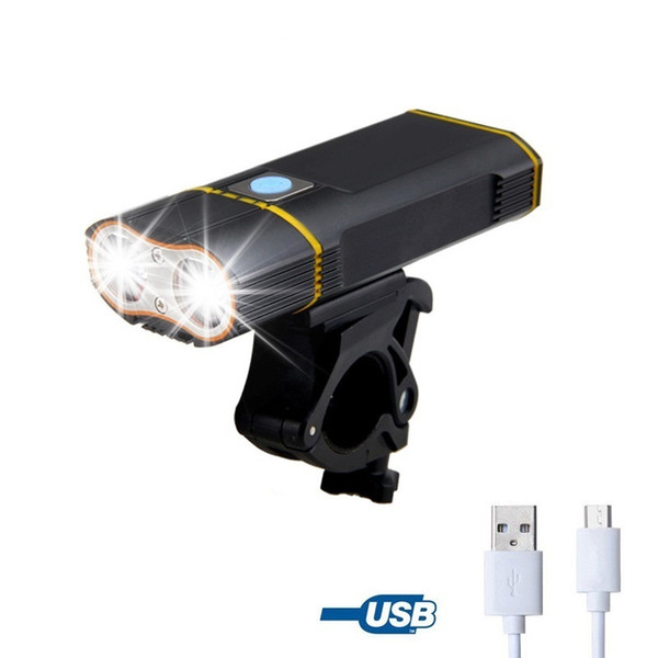 7000lm Led Front Rechargeable Usb Bike Light Torch Cycling Headlamp Bicycle Lamp Built In 18650 Battery C19041301