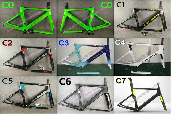 Factory SALE ! With BB30/BB68 T1000 Col-nago Concept Road bike carbon frames 3K/UD carbon road frames Concept V1-r C60 C59 free shipping