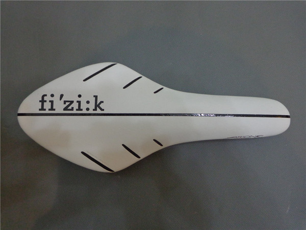 new model new design carbon fiber white color bike saddle real carbon leather bicycle part accessories