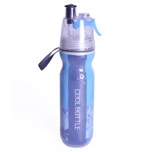 2019 hot 500ML Sport Water Bottle Spray Mist Cycling Outdoor Drinking Portable Cool Gym Sports Multi-purpose Moisturizing bottle