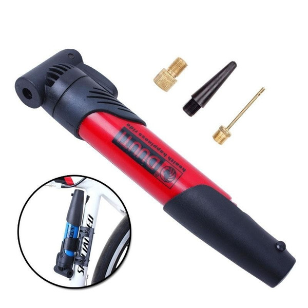 Multi-functional Portable Bicycle Cycling Bike Air Pump Tyre Tire Ball Double Stroke Gas Mouth Bicycle Pump Accessories