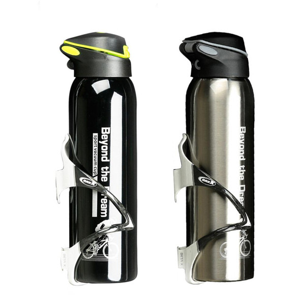 500ml Bike Water Bottle Outdoor Sport Portable Bicycle Kettle Warm-keeping Water Bottle Aluminum Alloy Mountain Cycling