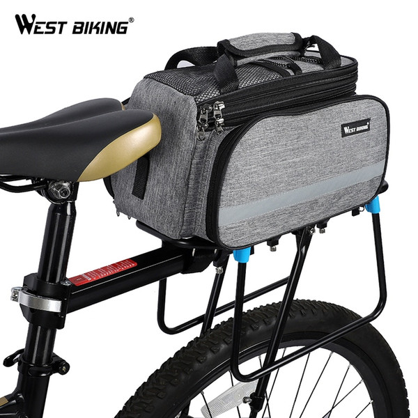 WEST BIKING Bike Bag Cycling Pannier Storage Luggage Carrier Basket Mountain Road Bicycle Saddle Handbag Rear Rack Trunk Bags #24683