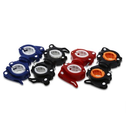 4pcs/lot New Flashlight Clip Light Holder Bike Bicycle Rotatable Bracket Cycling Equipment Bicycle Mount Road Bike Holder