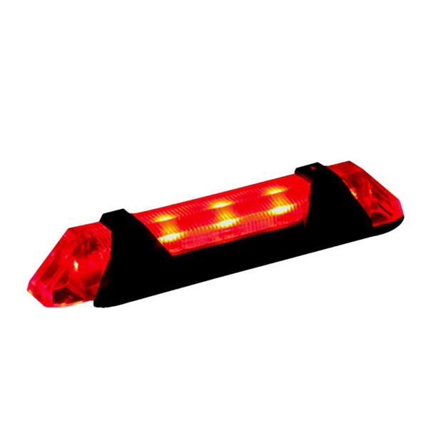 Super Bright Mini Bike Rear Lights 5 LED Bicycle Helmet Tail Light USB Rechargeable Waterproof Built-in Battery