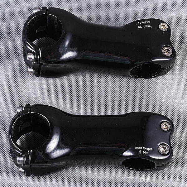 31.8mm UD Glossy Full Carbon Fiber Bike Stem Road/MTB Mountain Cycling Bicycle Parts Angle 6/17 Degree