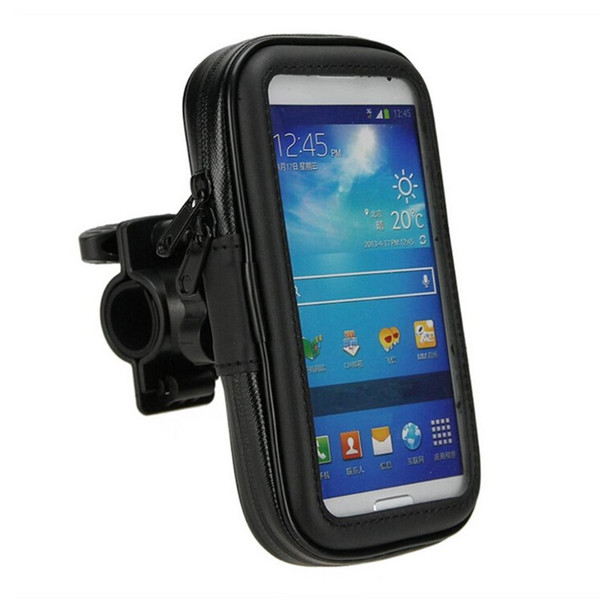 Hot New Bicycle Motorcycle MTB Phone Holder Mobile Stand Support GPS Bike Holder Waterproof Bag Bicycle Accessories