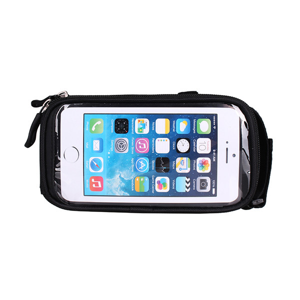 Waterproof Touch Screen Bicycle Bags Cycling MTB Mountain Bike Frame Front Tube Storage Bag for 5.0 inch Mobile Phone 4 Colors