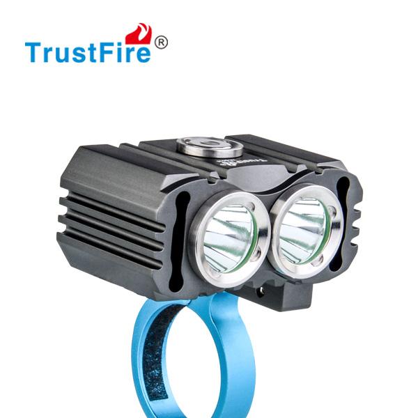 LED Bicycle Lamp Bike Headlight Cycling motorcycle Head 2 x CREE XM-L T6 Rechargeable 18650 Battery Pack Rubber Ring Gift Box Aluminum Alloy