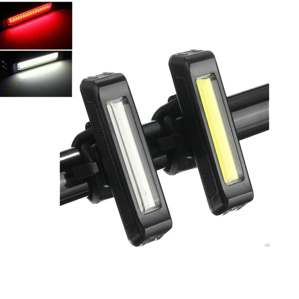 Super Bright Bike Light 100 Lumens USB Rechargeable Waterproof Bicycle Light Tail Light Taillight