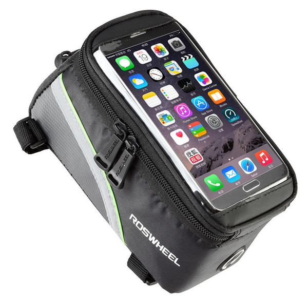 Hot sale Waterproof Cycling Sport Bike Accessories Bicycle Frame Pannier Front Tube Mobile Phone Bag free shipping