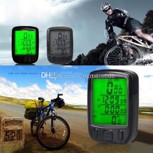 Waterproof LCD Bike Bicycle Odometer Speedometer F00307 SPDH