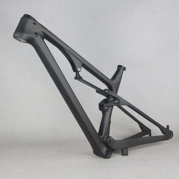 Full Suspension MTB carbon frame XC mountain carbon framset BB92 UD matte or customzied paint 29er 27.5er boost