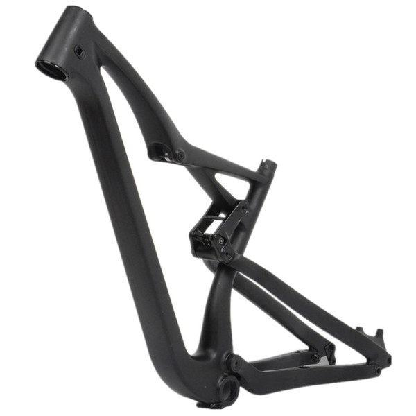 new Full Suspension Mountain Bike Frame toray all carbon fiber t700 MTB frame FM08 disc brake post accept custommization degin