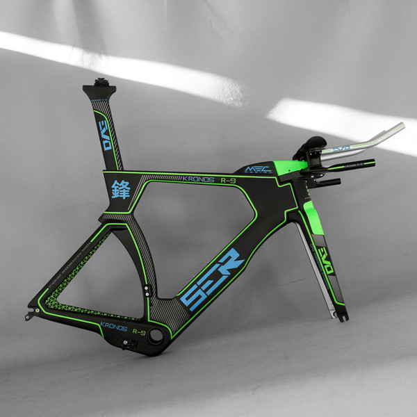 2020new SERAPH Painting bikes full Carbon Triathlon TT bike Frame FM-TT01 Frameset with TT Handlebar and TRP brake