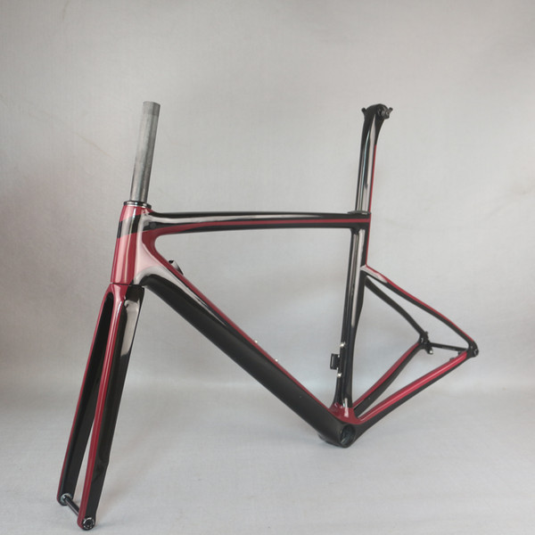 LASTEST new2020 Flat Mount disc carbon road frame Bicycle Frameset T1000 New EPS technology disc carbon frame TT-X19